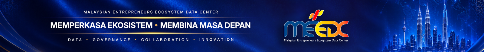 Memperkasa Ekosistem · Membina Masa Depan · Data, Governance, Collaboration, Innovation