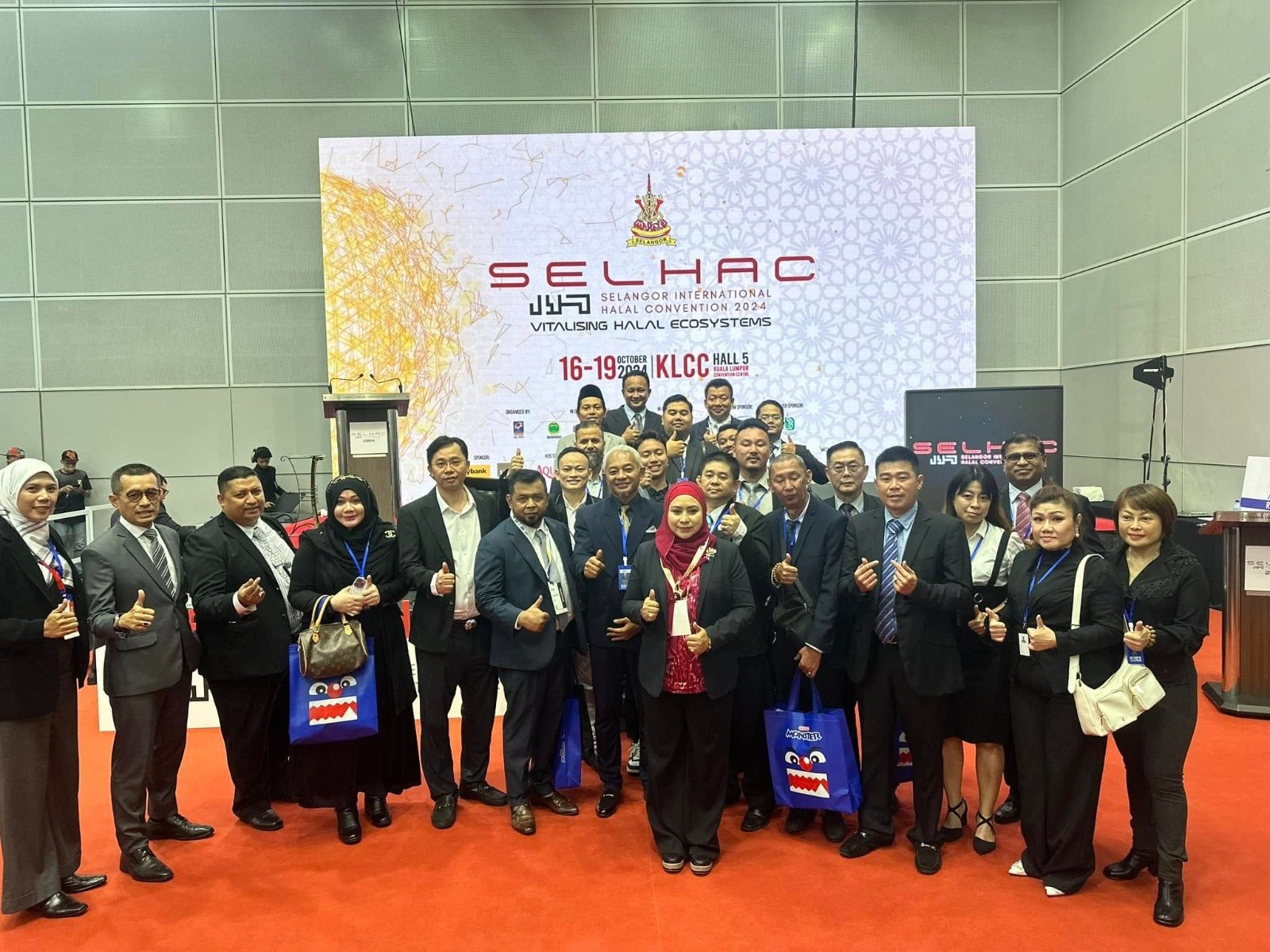 Selangor International Halal Convention (SELHAC) 2024 di Pusat Konvensyen Kuala Lumpur.