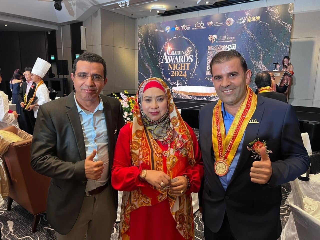 Yang Mulia Tengku Adena bersama tetamu di Charity & Awards Night 2024